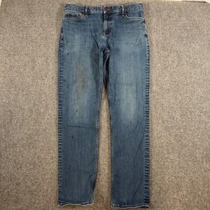 Banana Republic The Traveler Jeans Mens 35x32 (Actuals 34x31) Slim Fit‎ Denim